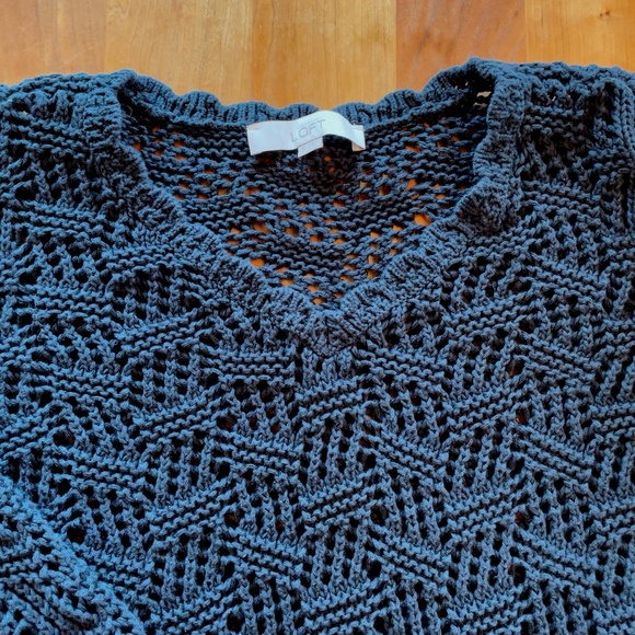 LOFT - Blue Sweater - Size S - Picture 2 of 8